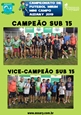 Campeões Categoria Sub 15