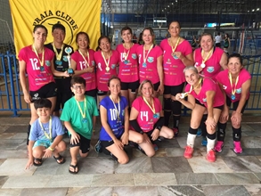 Vôlei feminino é campeão em Torneio Nacional Master