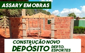 Novo depósito para Departamento de Esportes