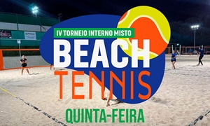 IV Torneio Interno Misto de Beach Tênis