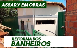 Reforma dos Banheiros do Sobre Piso da Bocha