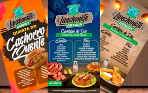 Cardápios da Lanchonete