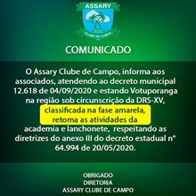 COMUNICADO FASE AMARELA