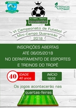 VI CAMPEONATO DE FUTEBOL MINI-CAMPO QUARENTÃO