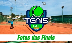 Grandes jogos marcaram as finais da 1ª Etapa Cat de Tênis 2025