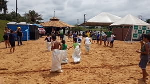 Gincana Infantil durante o Fest Pesca