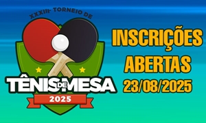 XXXIII TORNEIO DE TÊNIS DE MESA 2025